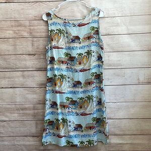 VINTAGE WEEKEND TRAFFIC GRAPHIC DRESS